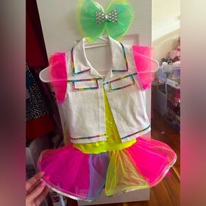 Neon child dance costume